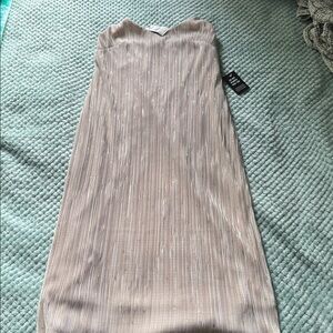 Express Strapless Shimmer Dress